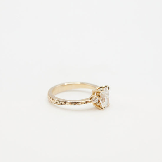 Radiant Diamond Anastasia Ring