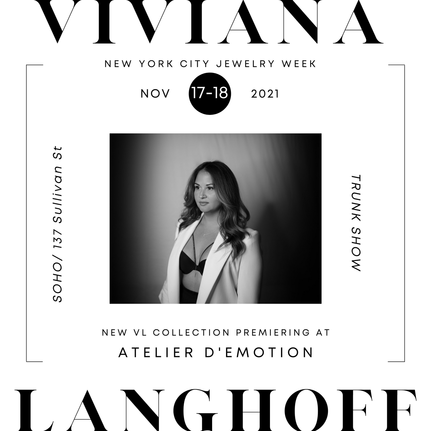 Viviana Langhoff Trunk Show at Atelier D'Emotion // NYCJW