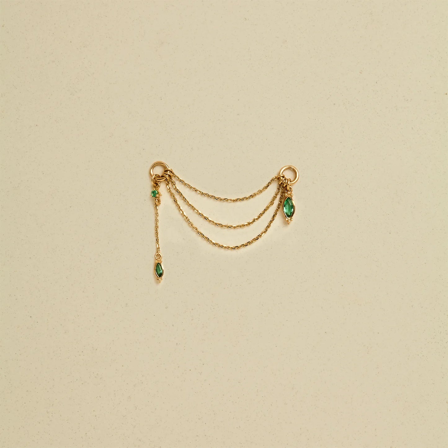 Dala Emerald Ear Chain