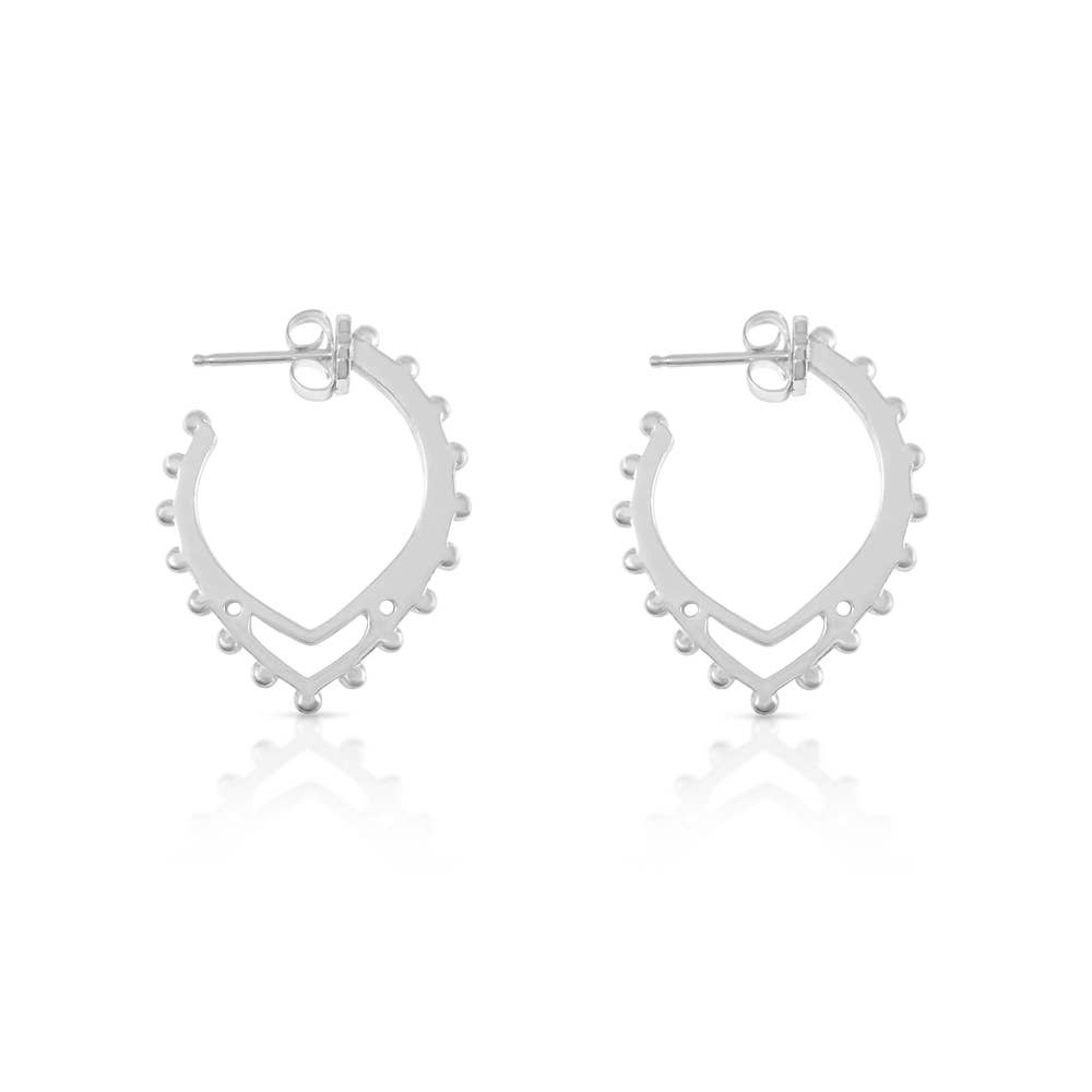 Buffalo Hoop Earrings