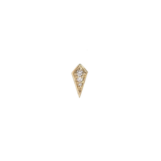 Mini Rhombus Diamond Stud