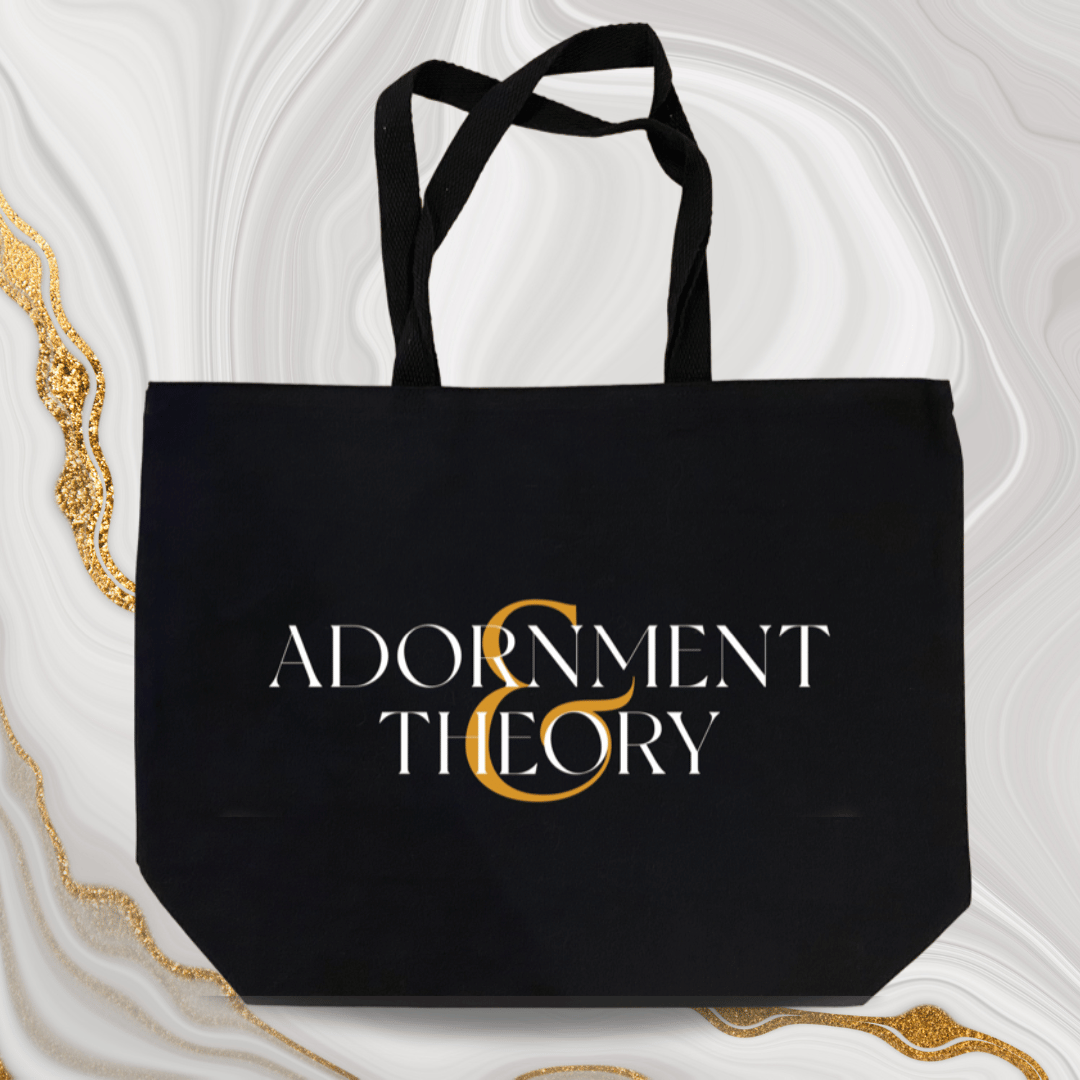 Adornment and Theory Tote Bags