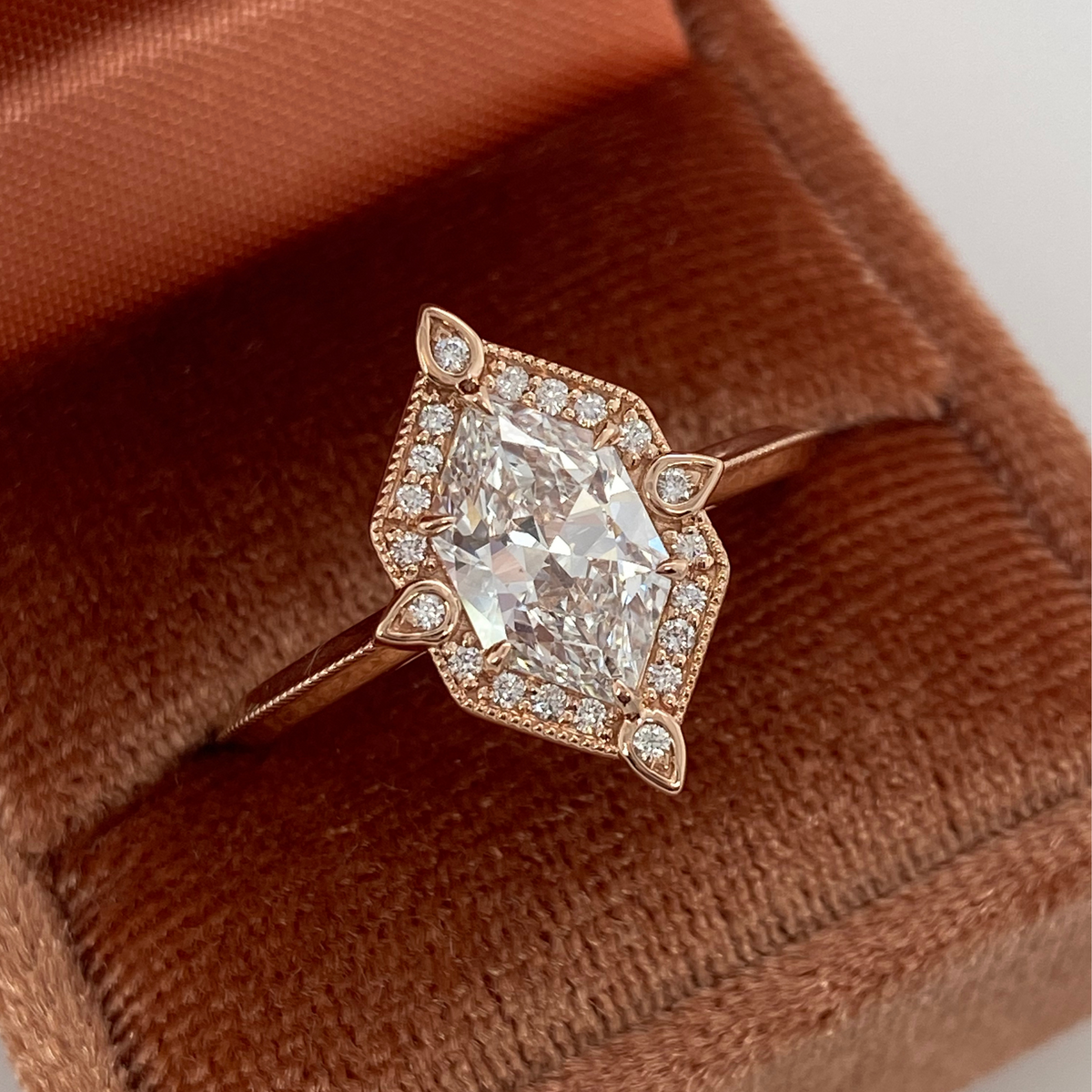 Hexagon DIAMOND RING