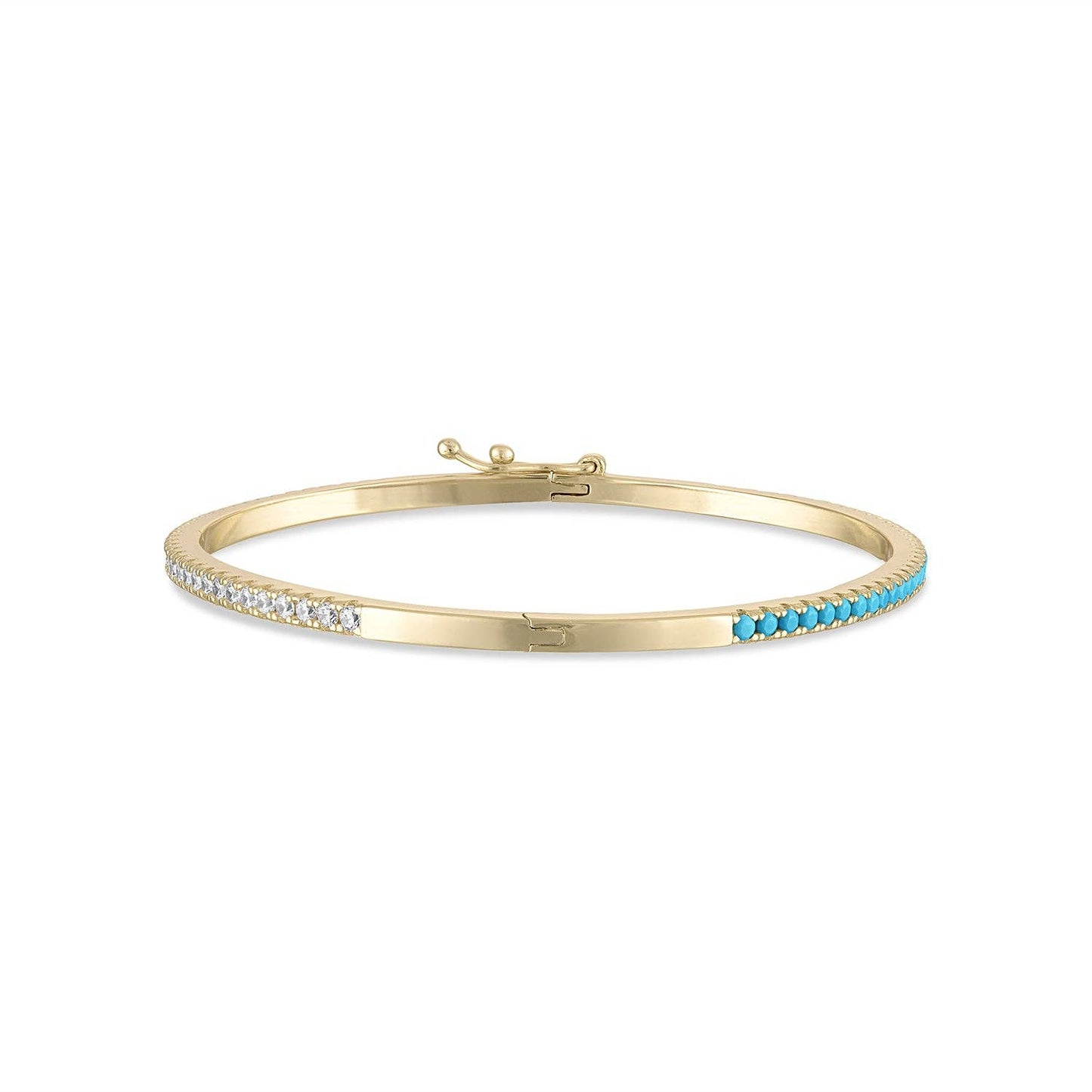 Vermeil 2 in 1 Reversible  Bangle Bracelet