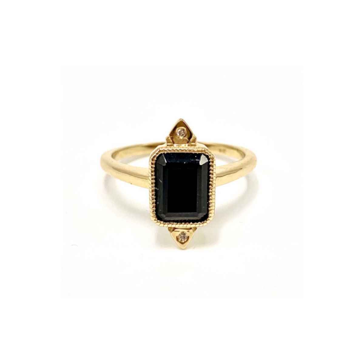 Black Spinel Solitaire