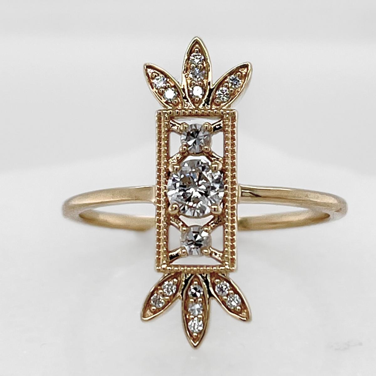 Peacock Medallion Ring