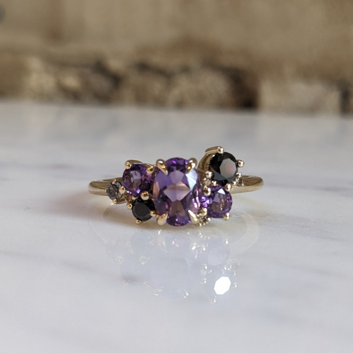Amethyst Heirloom Redesign Ring