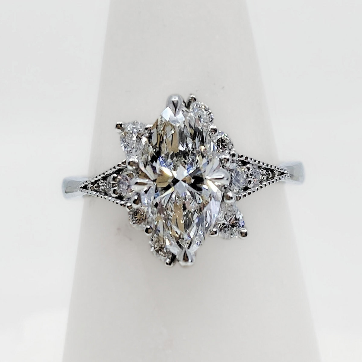 Art Nouveau Engagement Ring