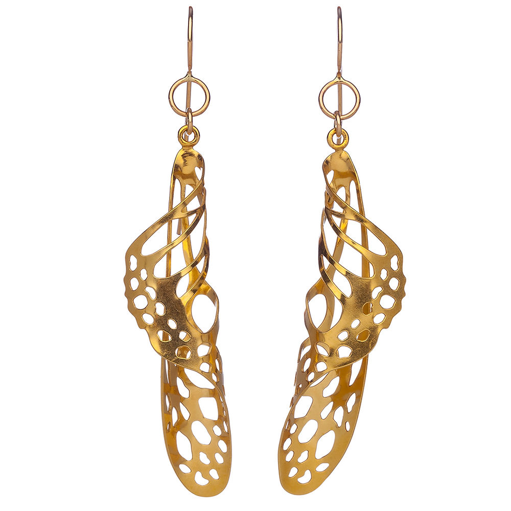 Chrysallis Earrings in Gold Vermeil