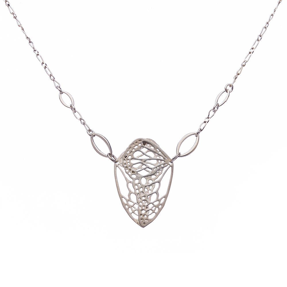 Cocoon Necklace in Sterling Silver