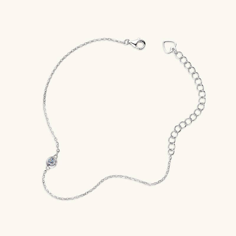 Solitaire Moissanite Bracelet