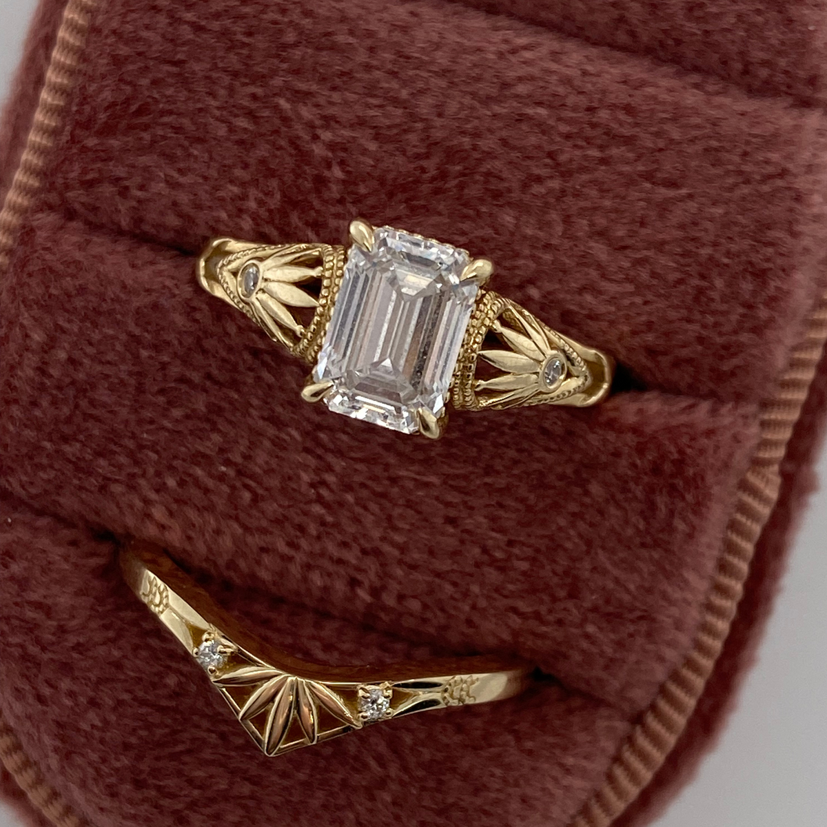 Art Deco Bridal Set