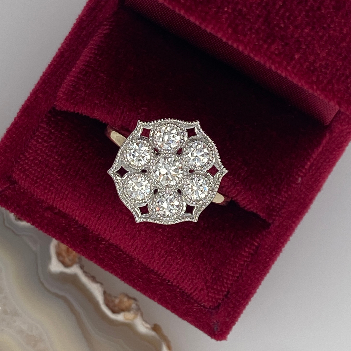 Vintage medallion ring