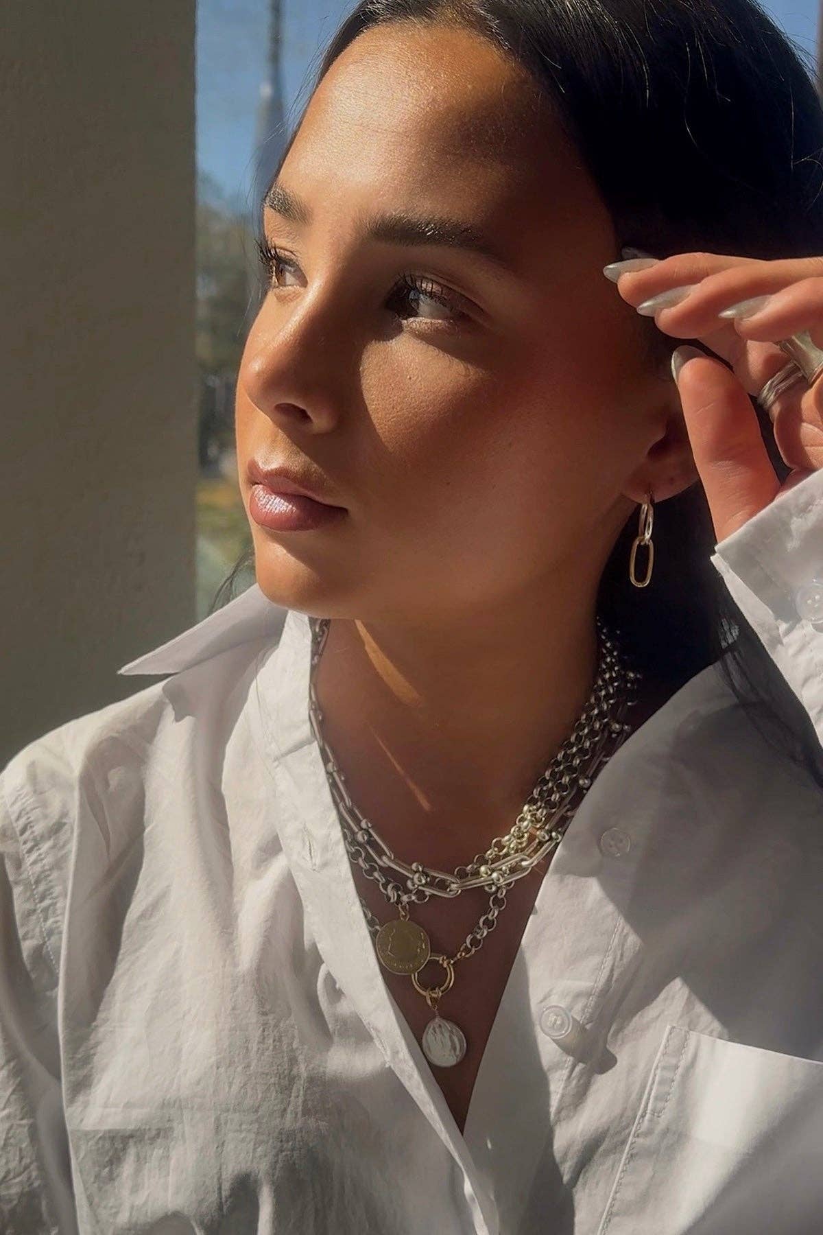 The Aurelia Chain in Silver