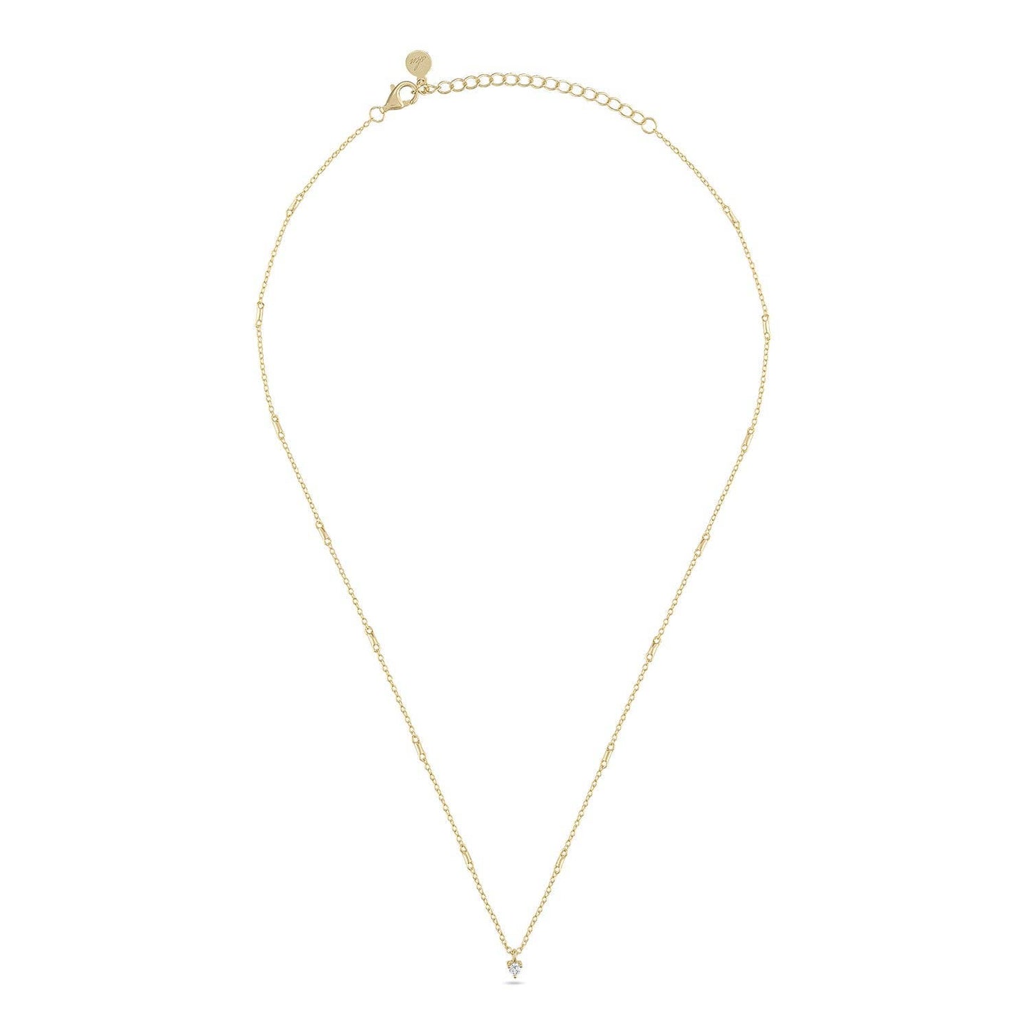 Vermeil Floating  Chain Necklace