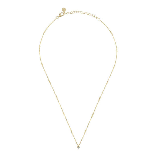 Vermeil Floating  Chain Necklace