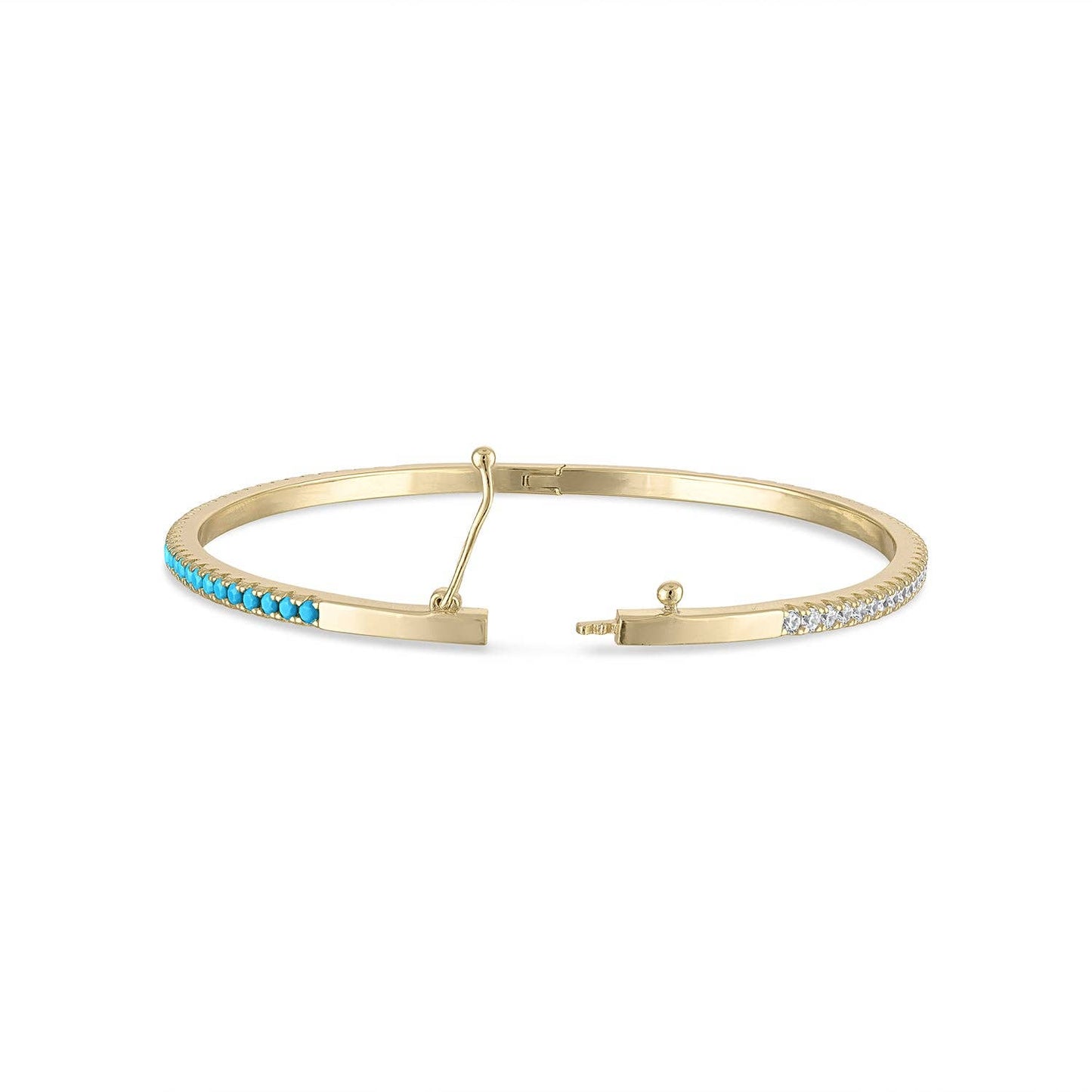 Vermeil 2 in 1 Reversible  Bangle Bracelet