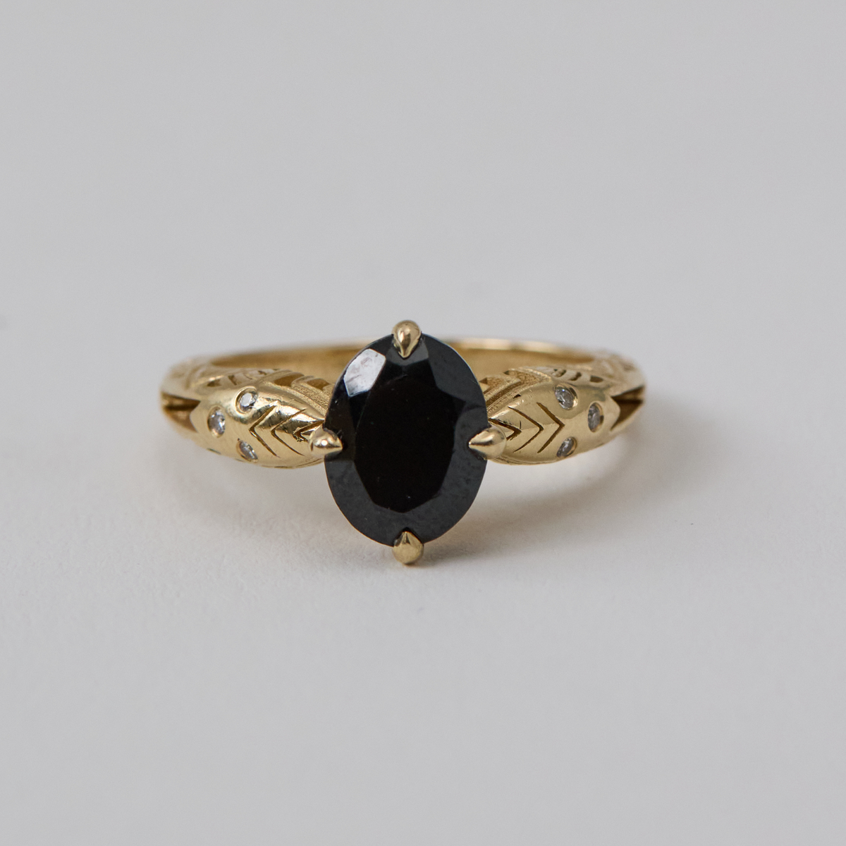 Egyptian Art Deco Ring