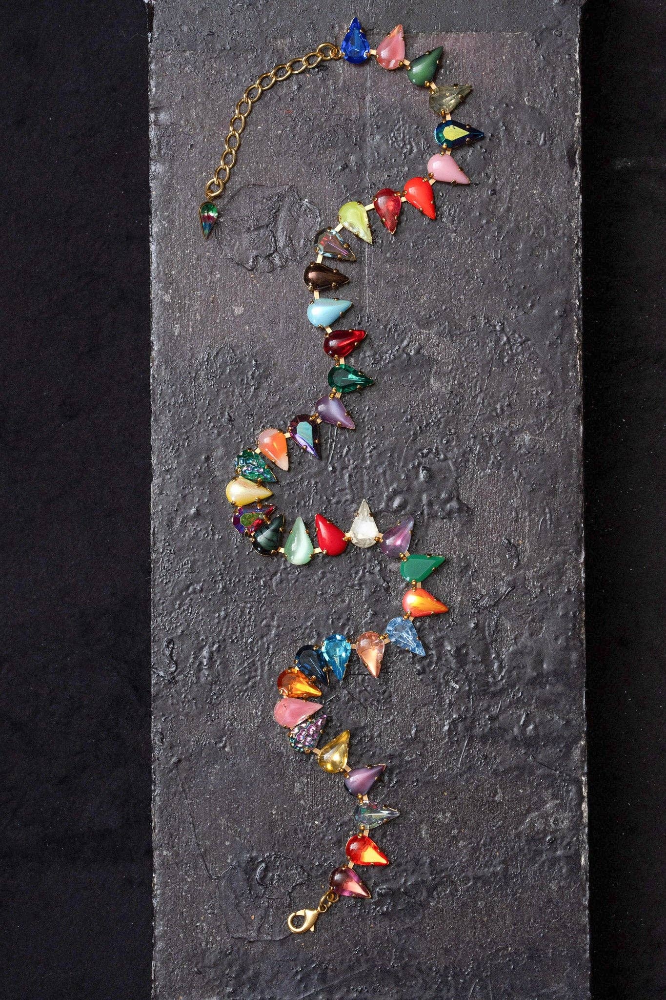 Layering Choker in Aurora Fang