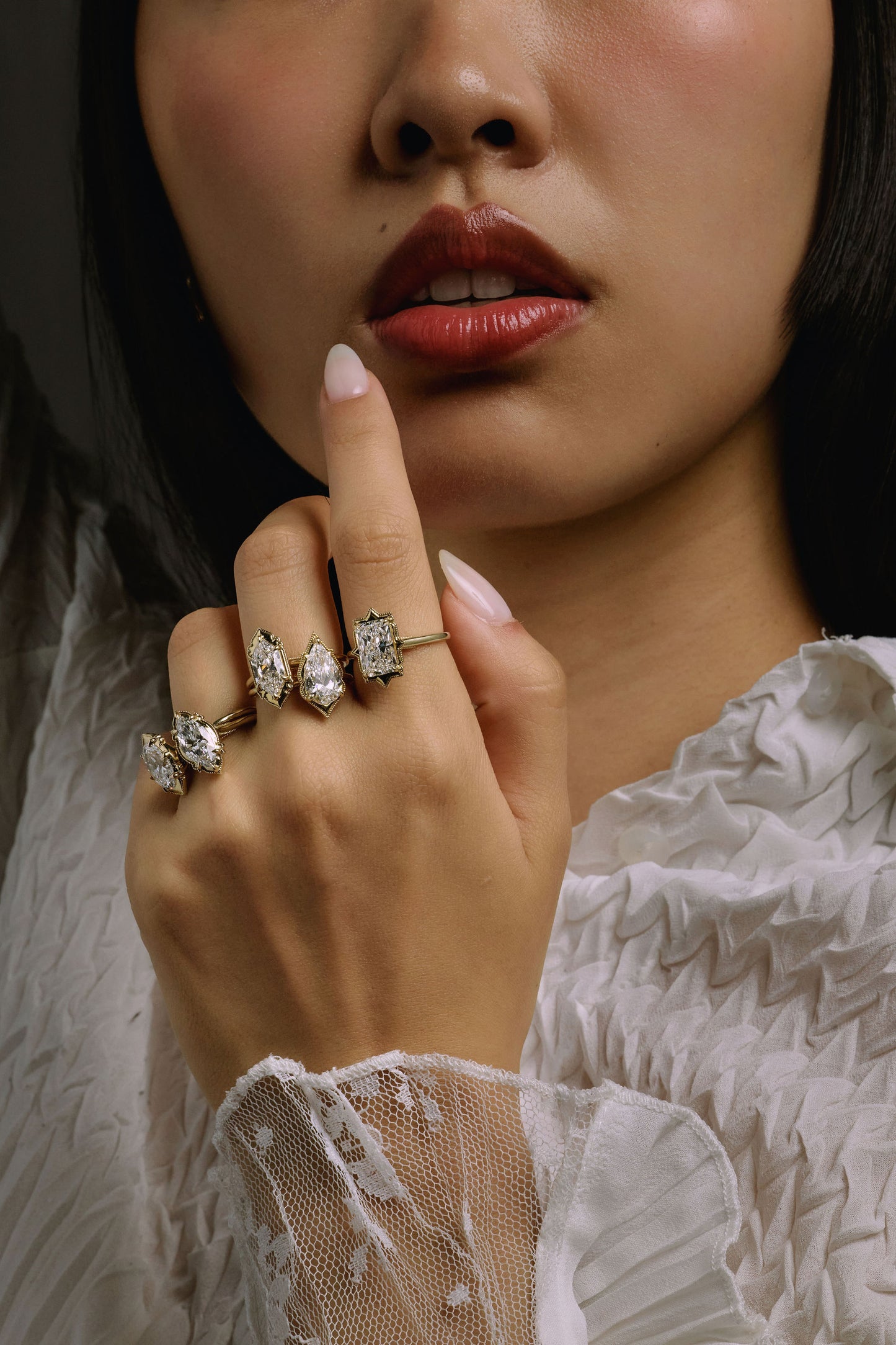 Secret Garden Marquise Diamond Ring