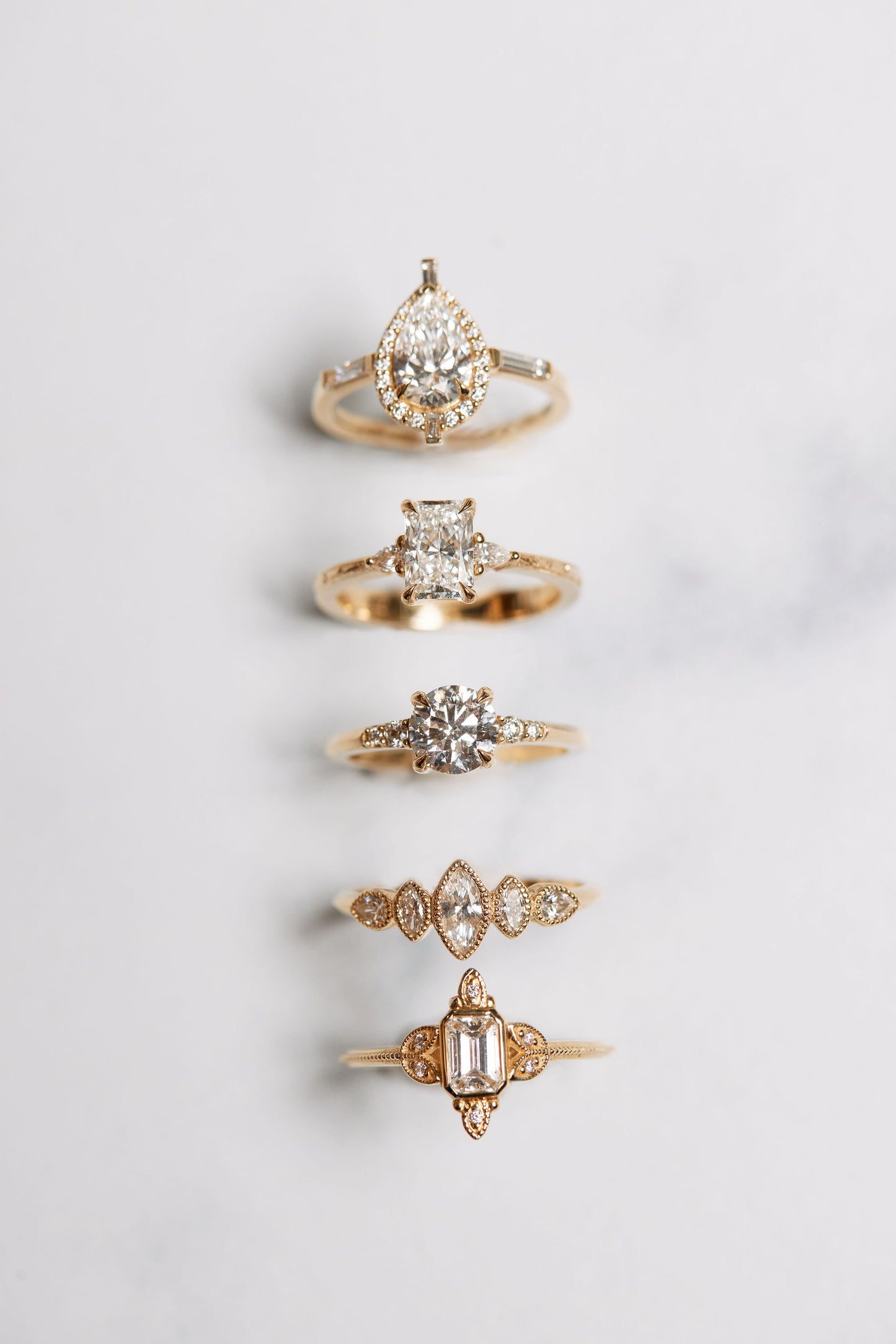 Deco Marquise Diamond Ring