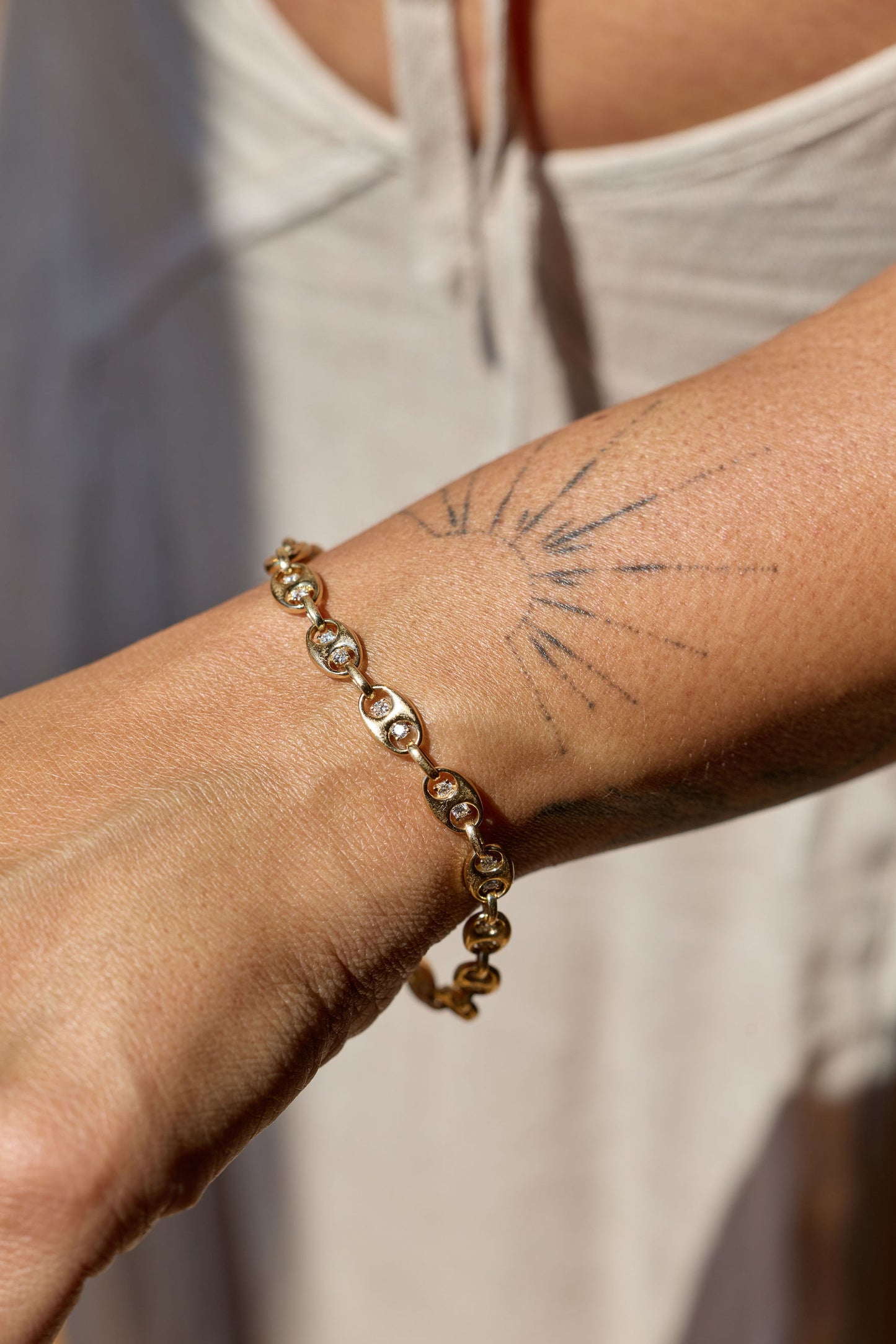 Diamond Mariner Bracelet