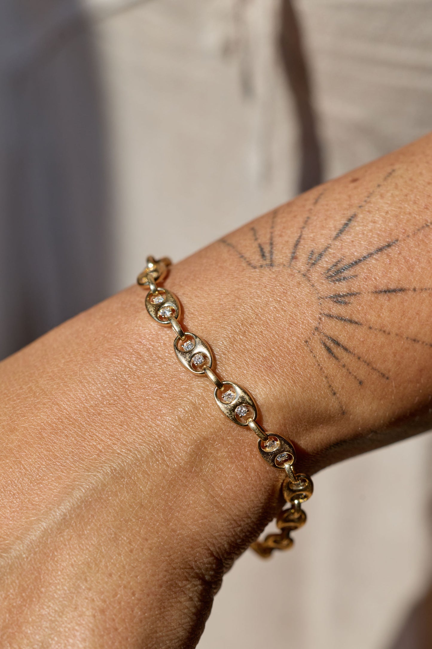 Diamond Mariner Bracelet