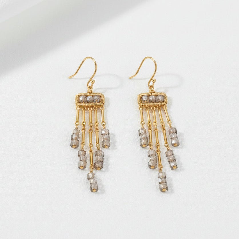 Crystal Fringe Earrings