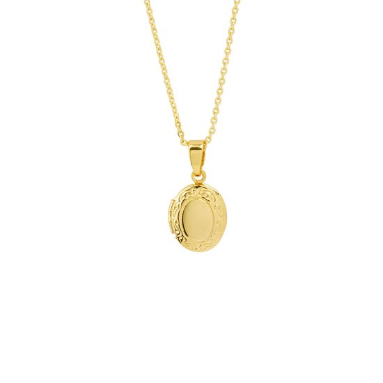 18K Gold Filled Mini Locket