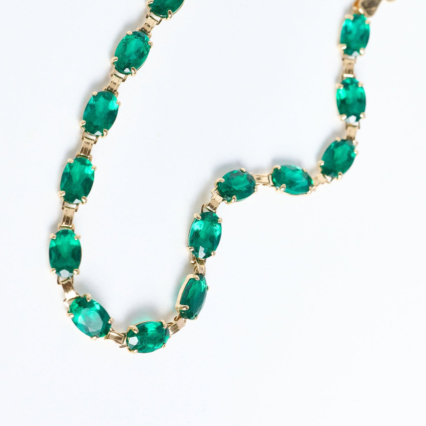 Lab Grown Emerald Bracelet