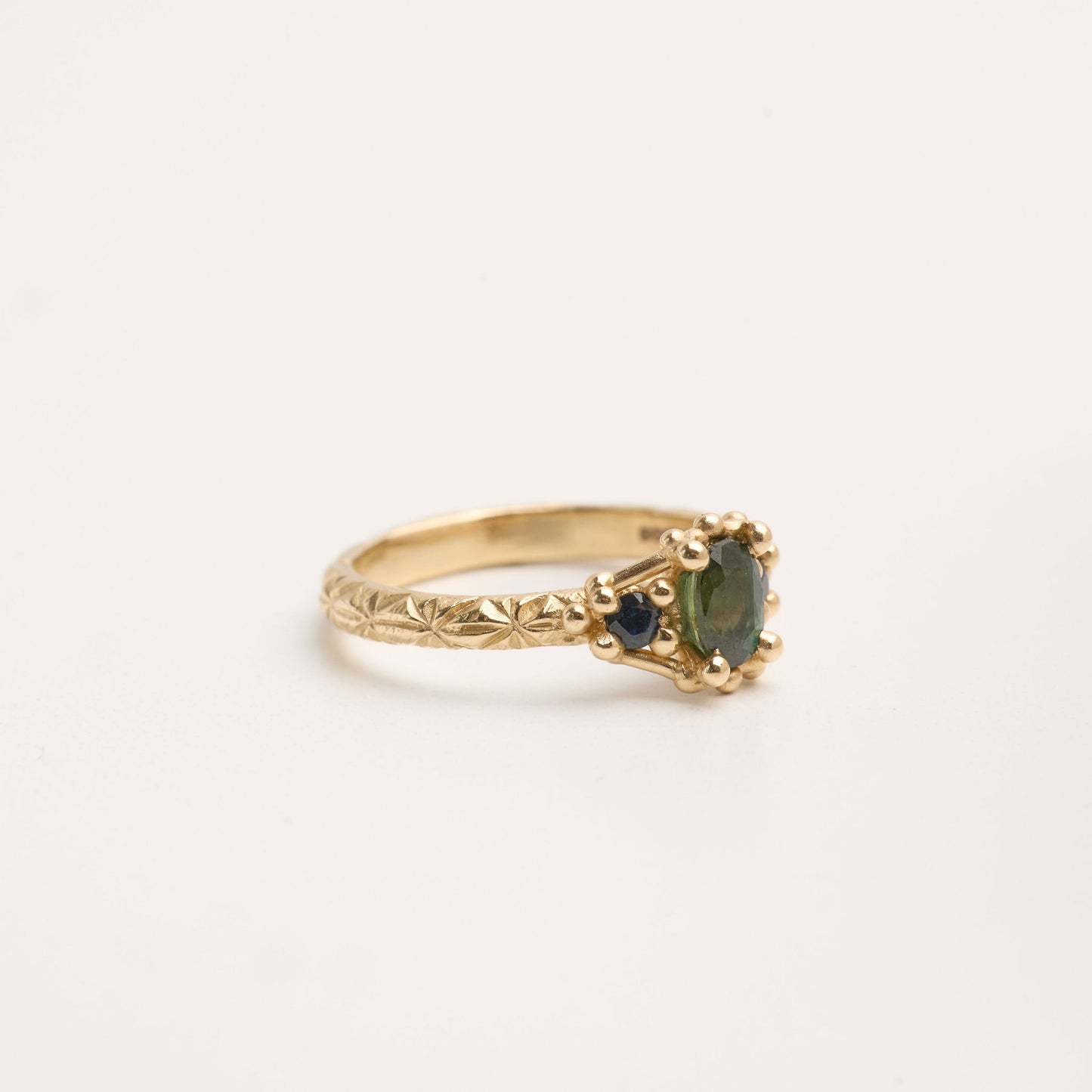 Sapphire Trio Ring
