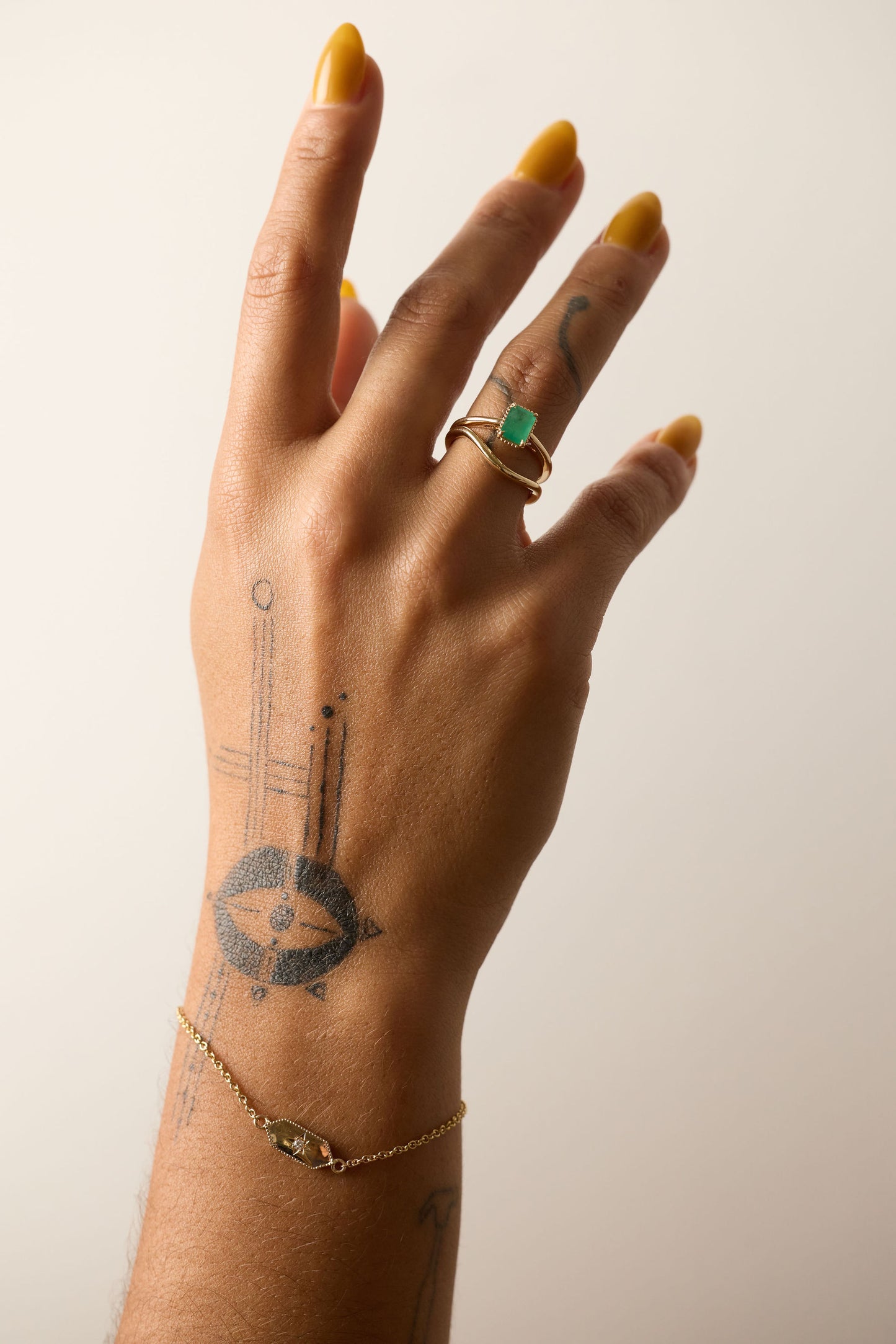 Gold Contour Band
