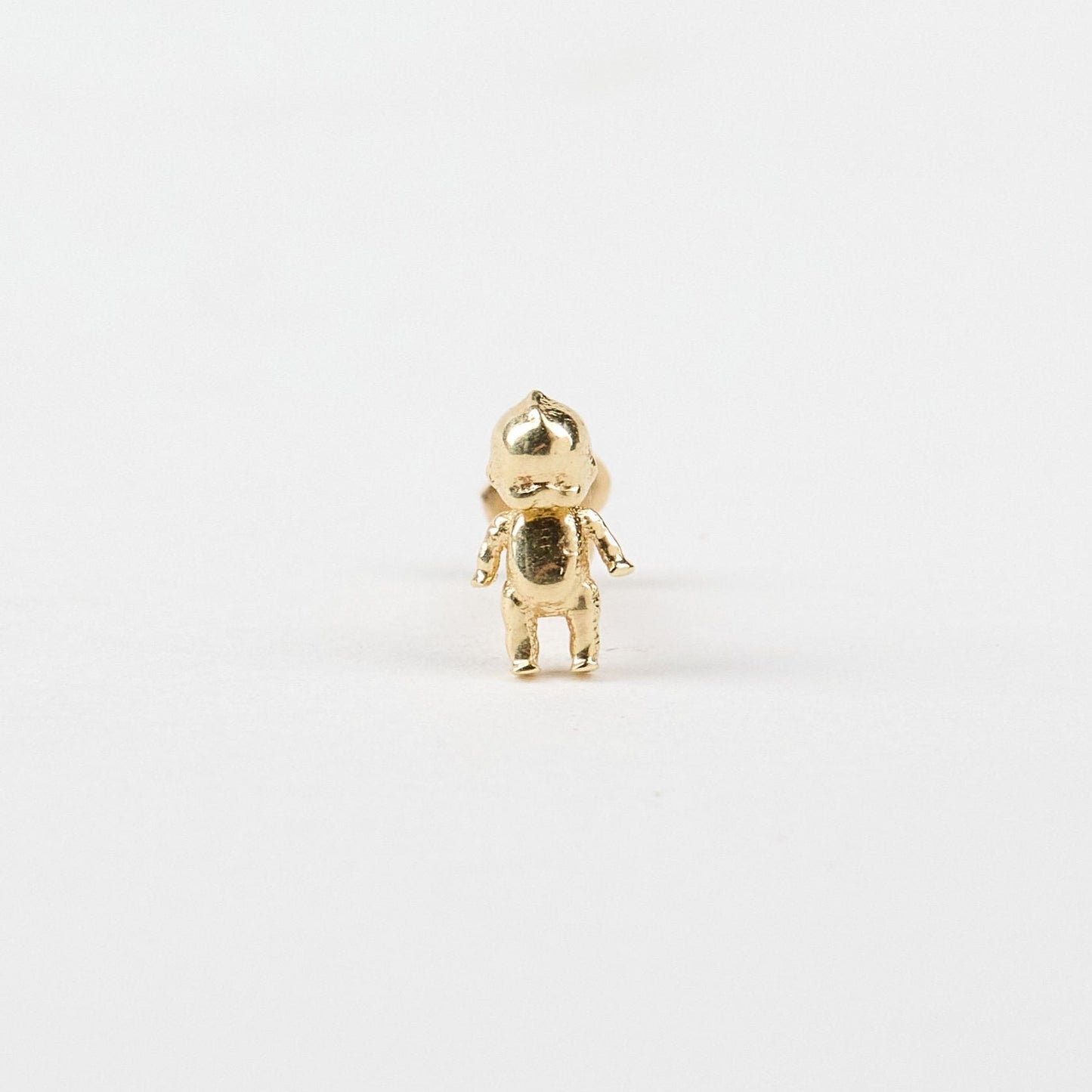 14k Kewpie Baby Stud