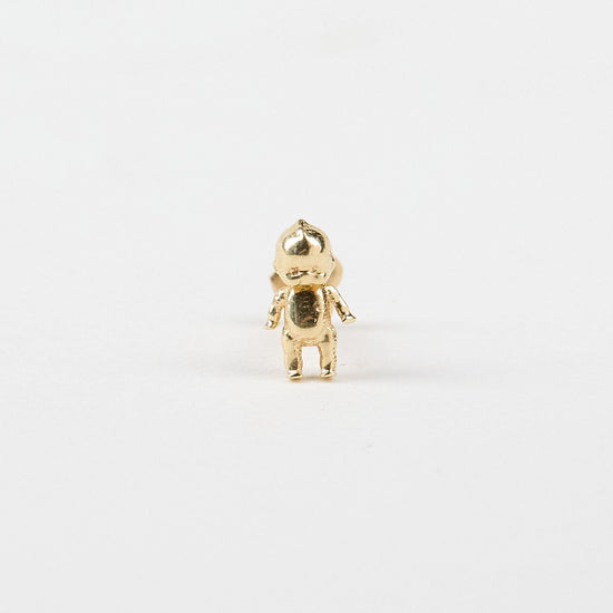 14k Kewpie Baby Stud