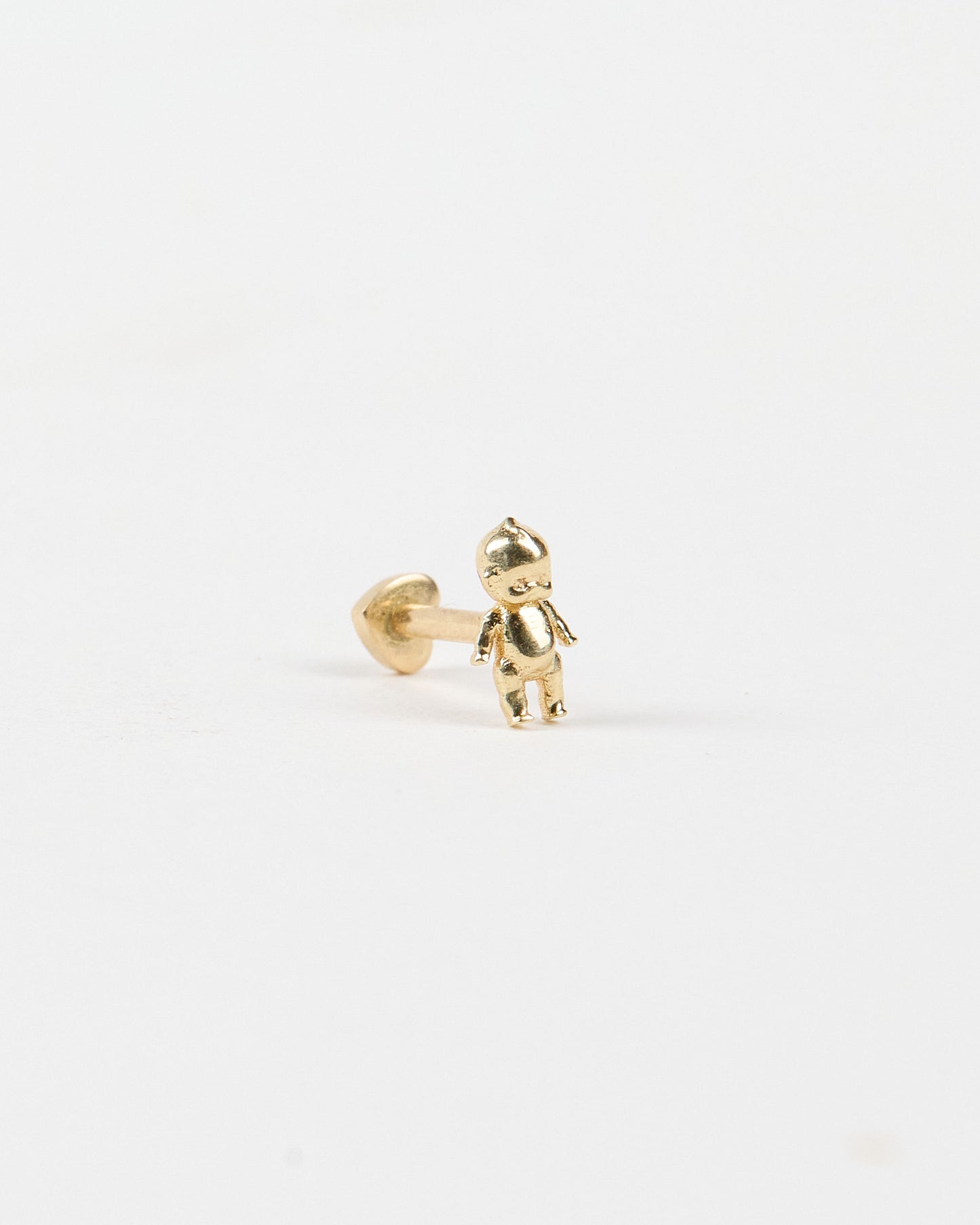 14k Kewpie Baby Stud