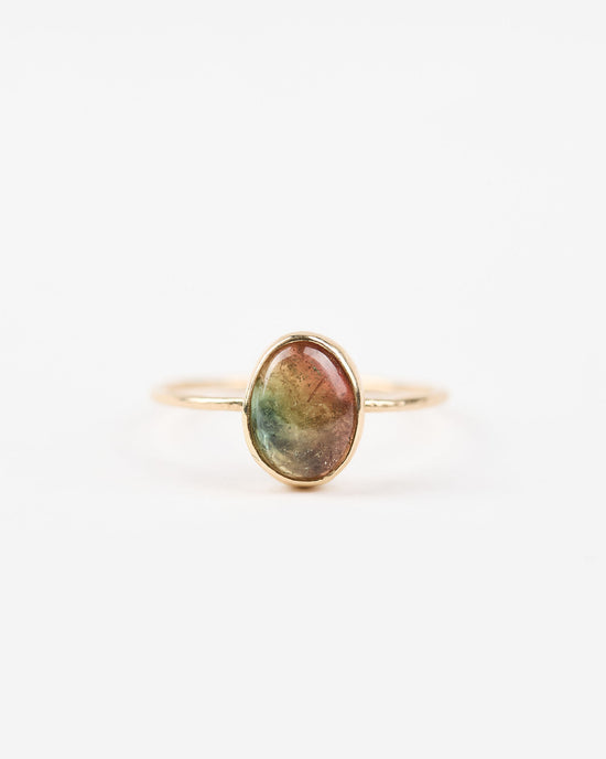 Watermelon Tourmaline Ring