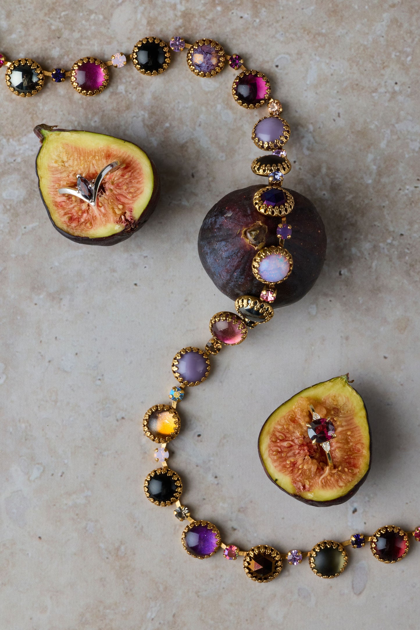 Purple Sapphire Manisha Ring