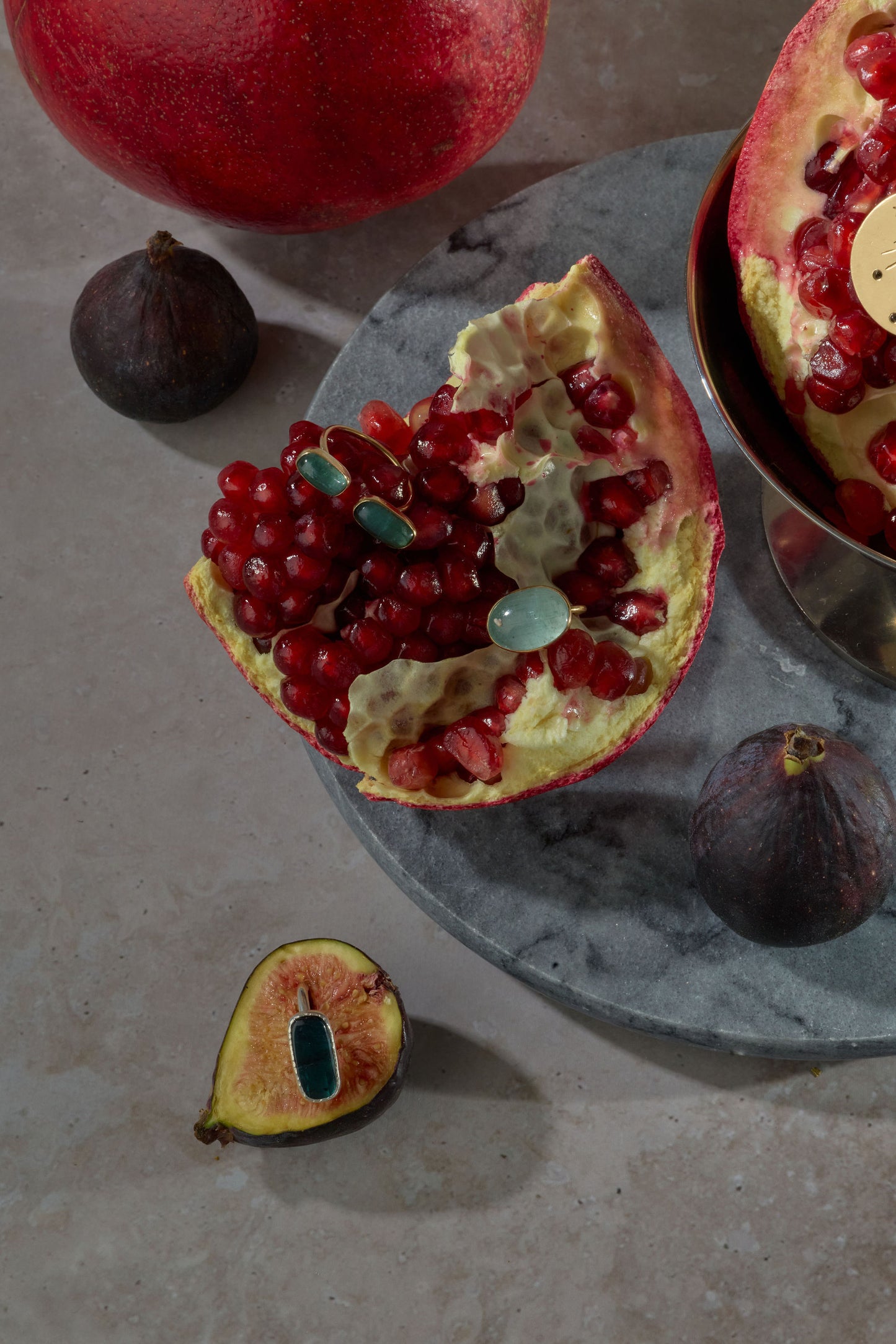 Aquamarine Gold Ring