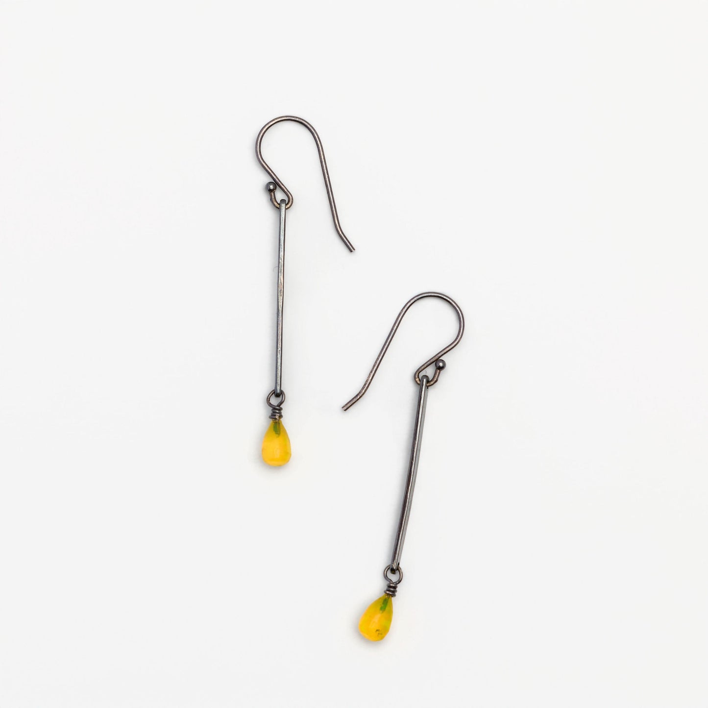 Opal Bar Dangle Earrings