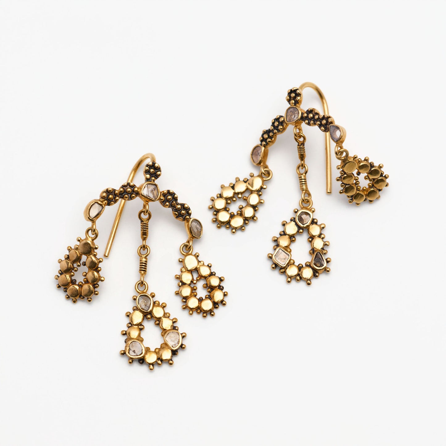 N° 849 Diamond Slice Earrings