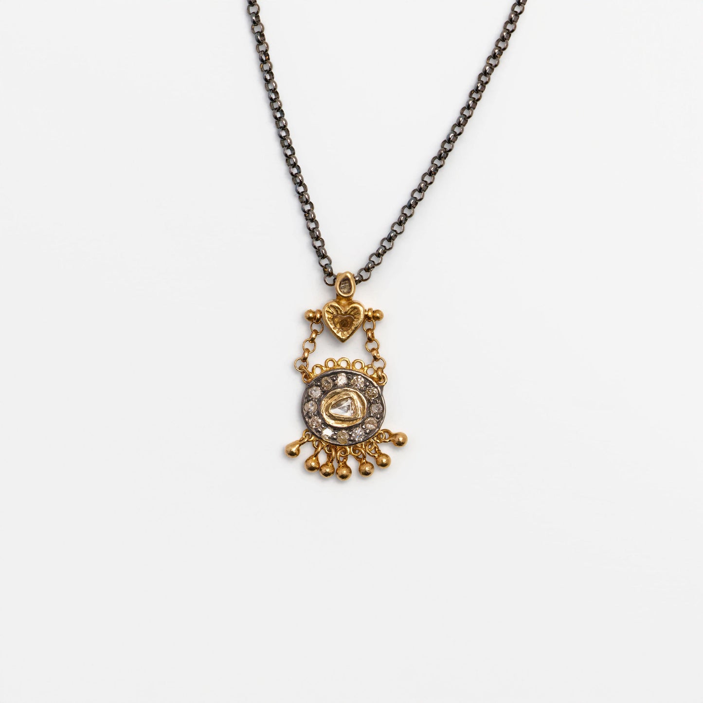 N°893 Petite Antique Diamond Necklace