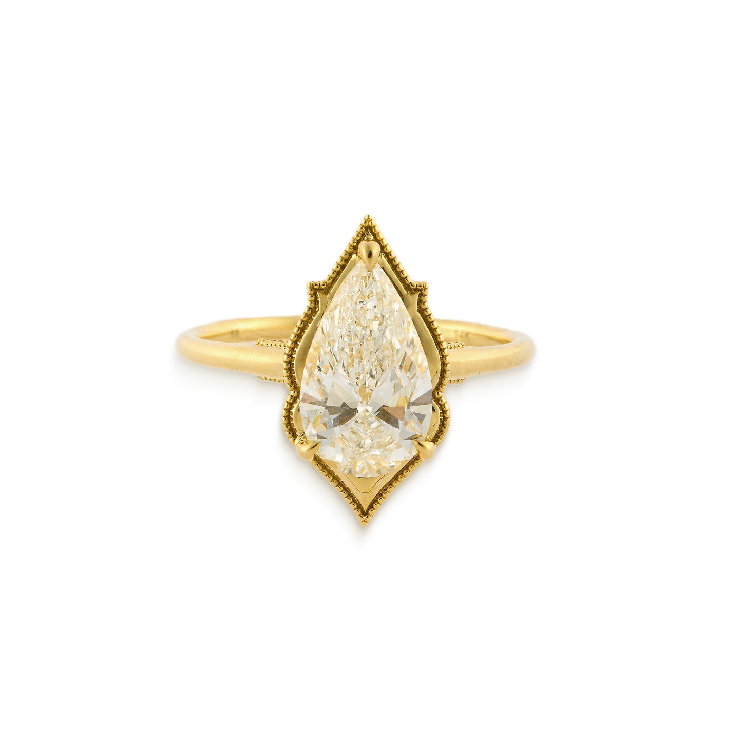 Oasis Pear Diamond Ring