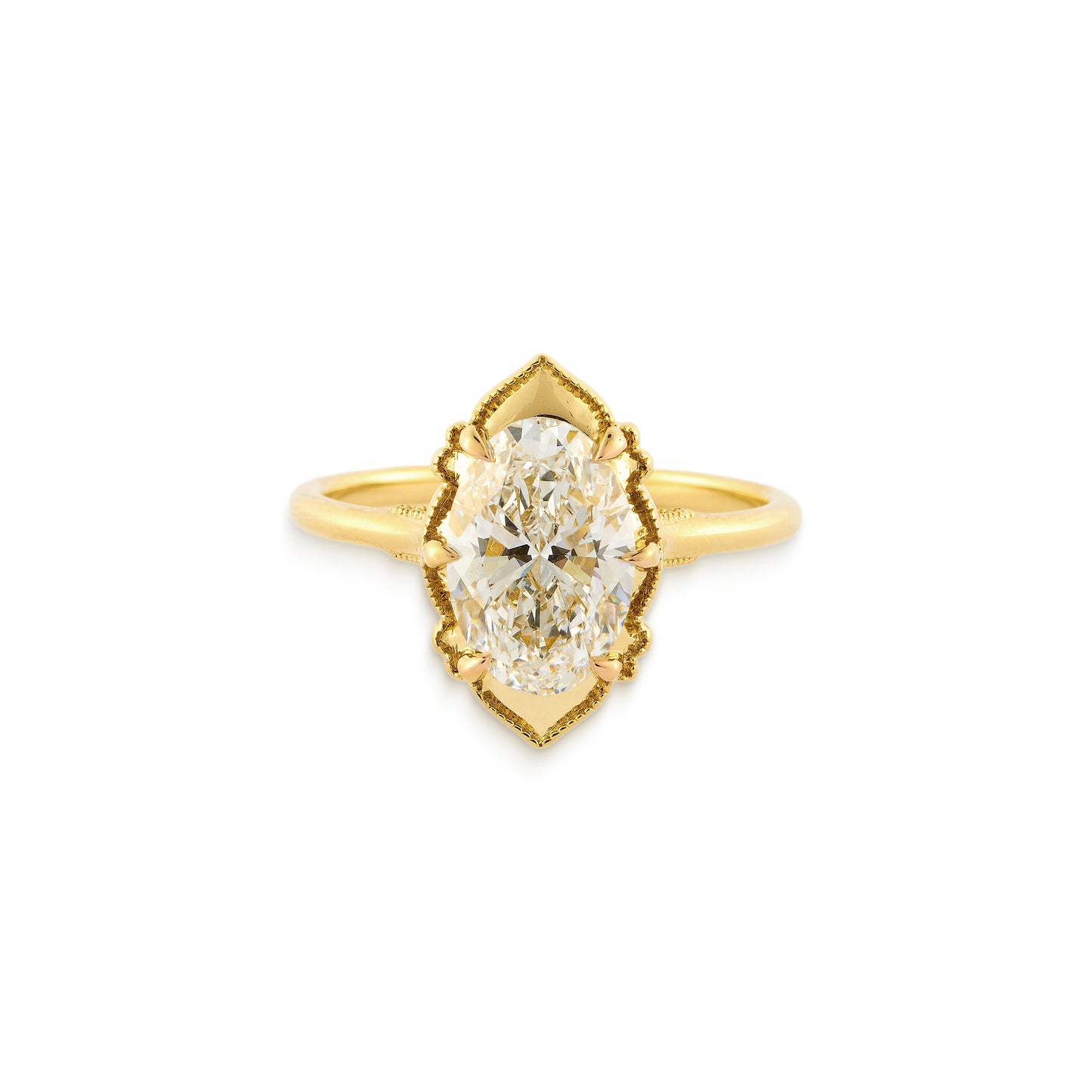 Secret Garden Oval Diamond Ring