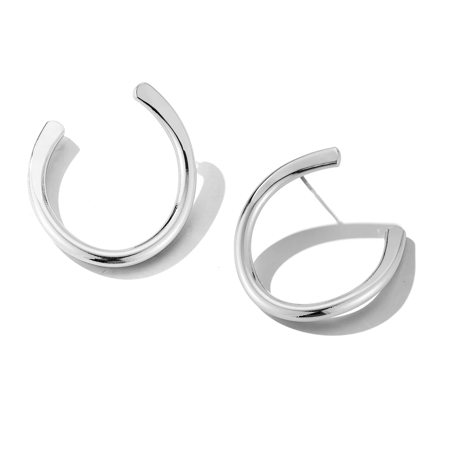 Bypass Hoop Earrings