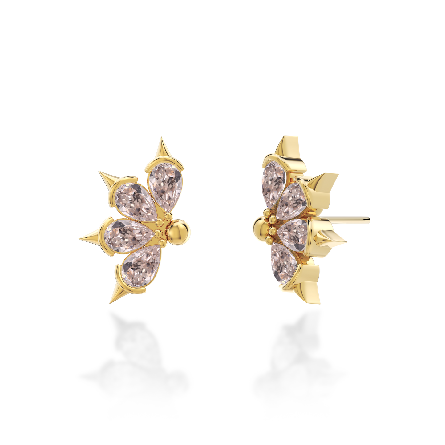 Everyday fine/semi-fine earrings in NYC that not irritate your ears –  Tagged Stud Earrings – Doviana