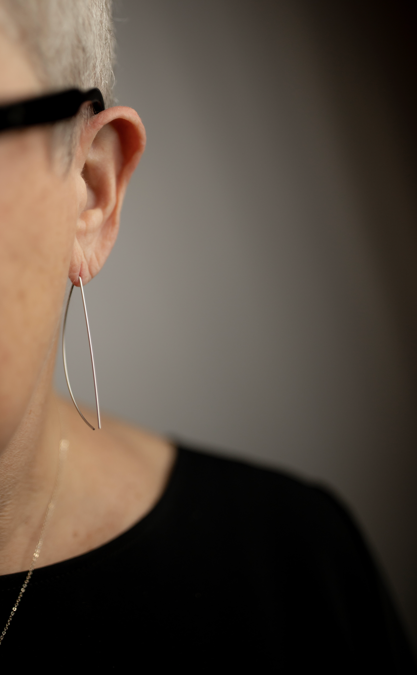 Ultra Thin Elipse Earrings