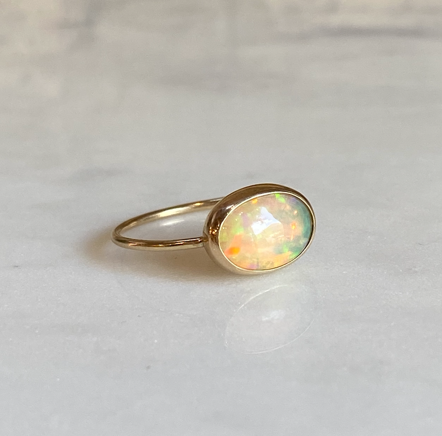 Ethiopian Opal Ring