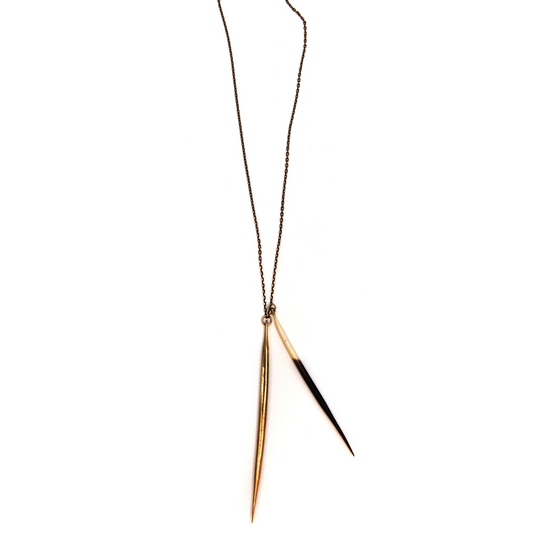 Load image into Gallery viewer, Double Quill Pendant

