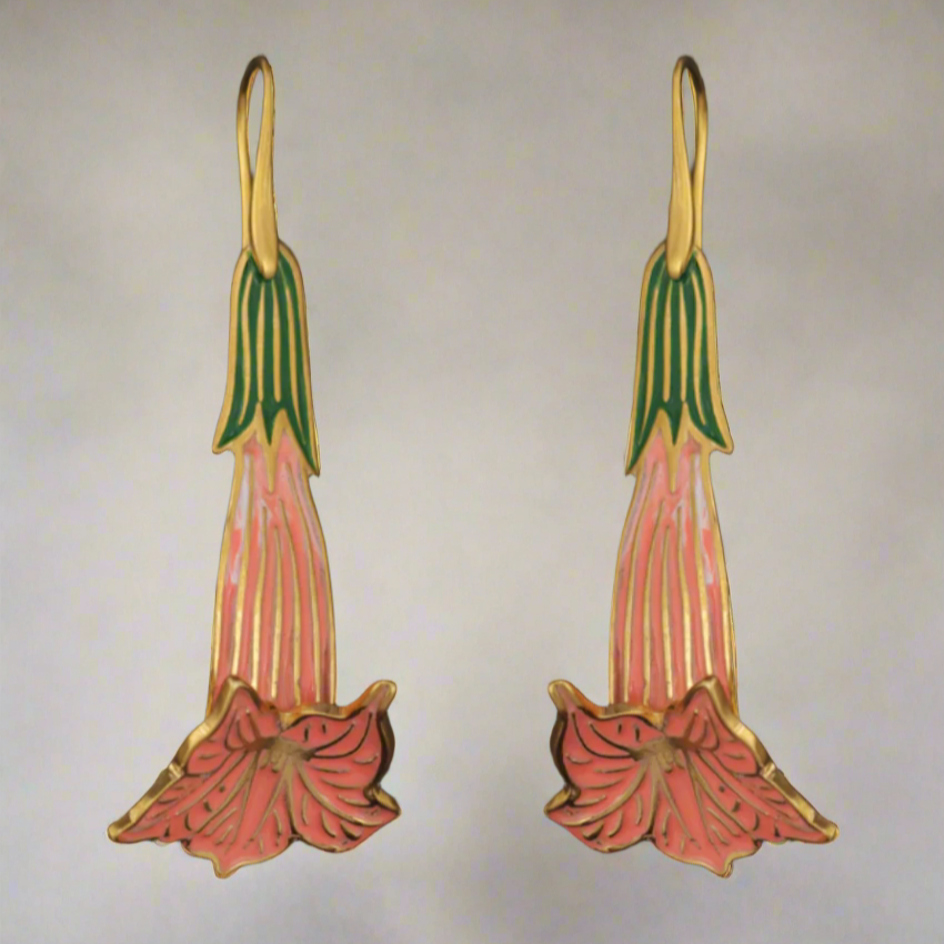 Long Tailed Hummingbird Earrings