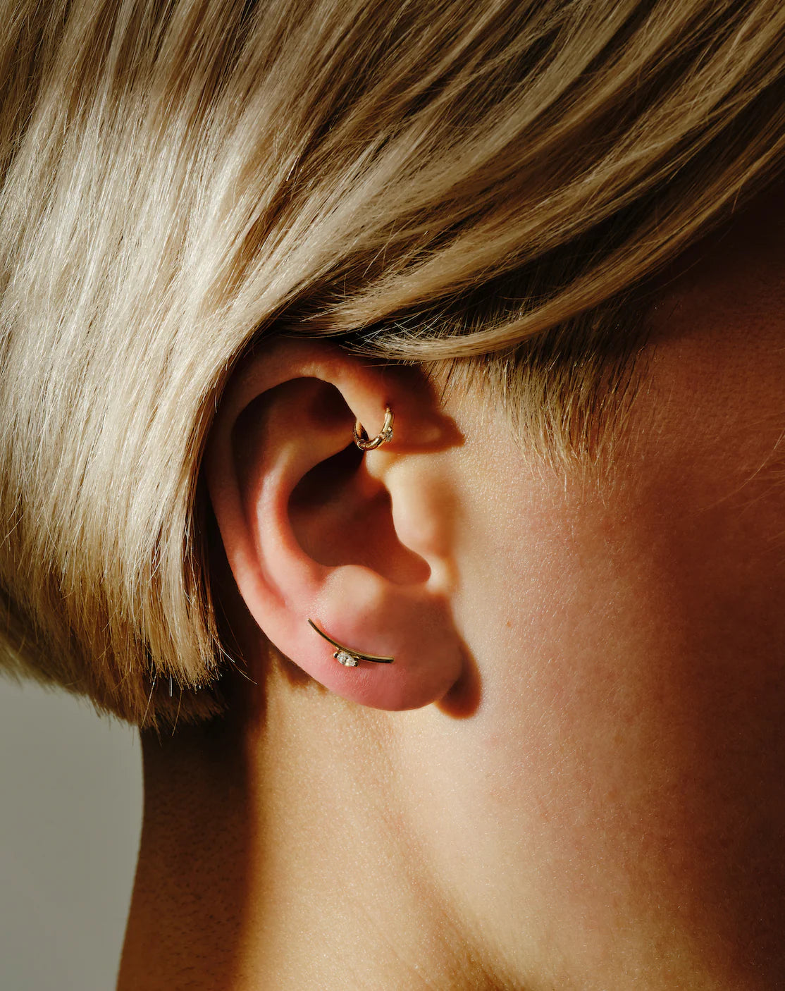 Balance Marquise Diamond Stud Earring